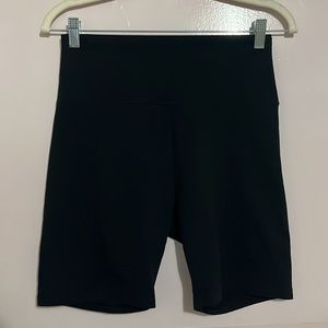 Aerie Offline Black Biker Shorts Size L